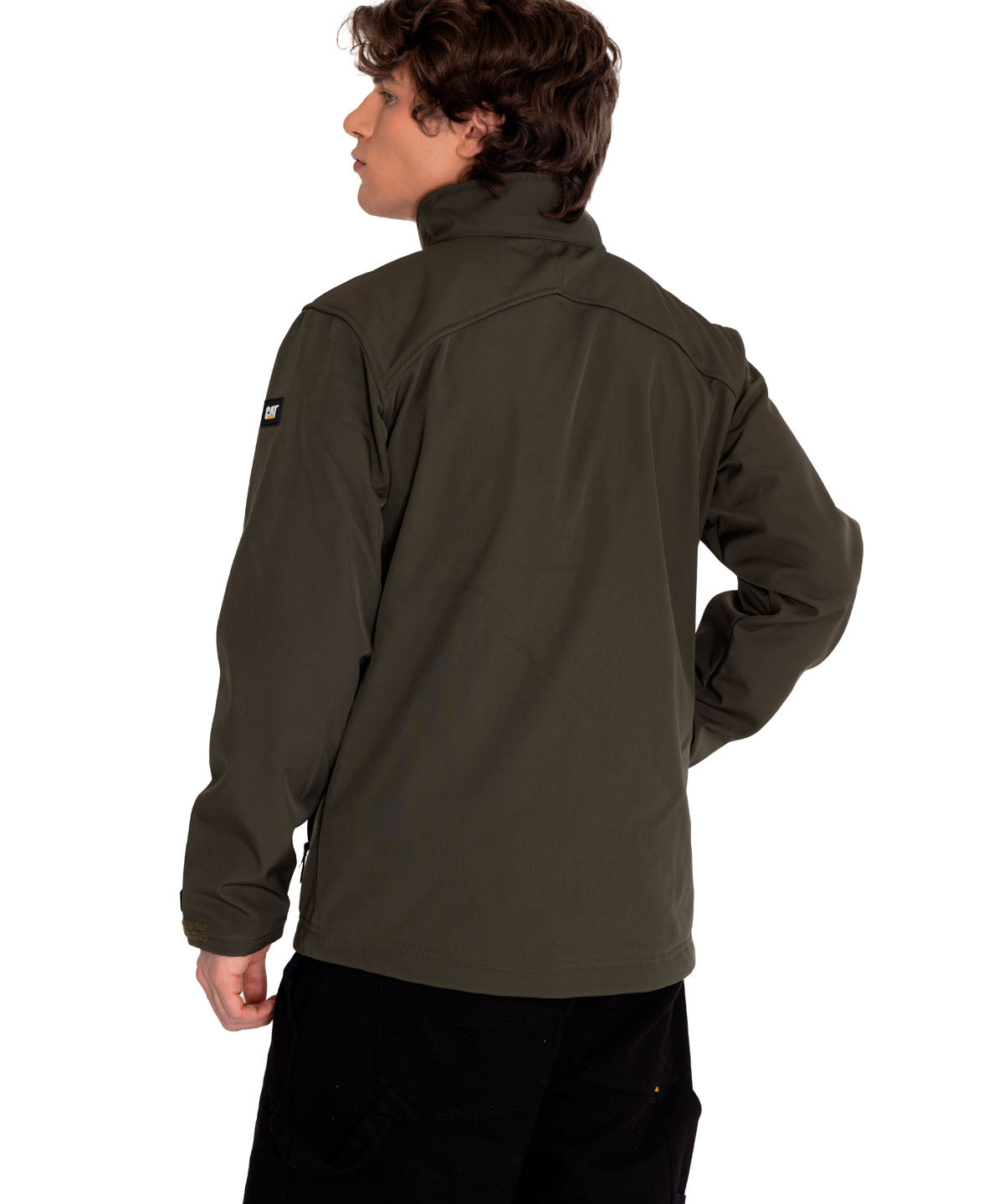 Chaqueta Casual Hombre Essential Softshell Jacket Verde Cat