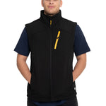 Chaqueta Sin Manga Casual Hombre Essential Softshell Vest Negro Cat