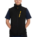 Chaqueta Sin Manga Casual Hombre Essential Softshell Vest Negro Cat