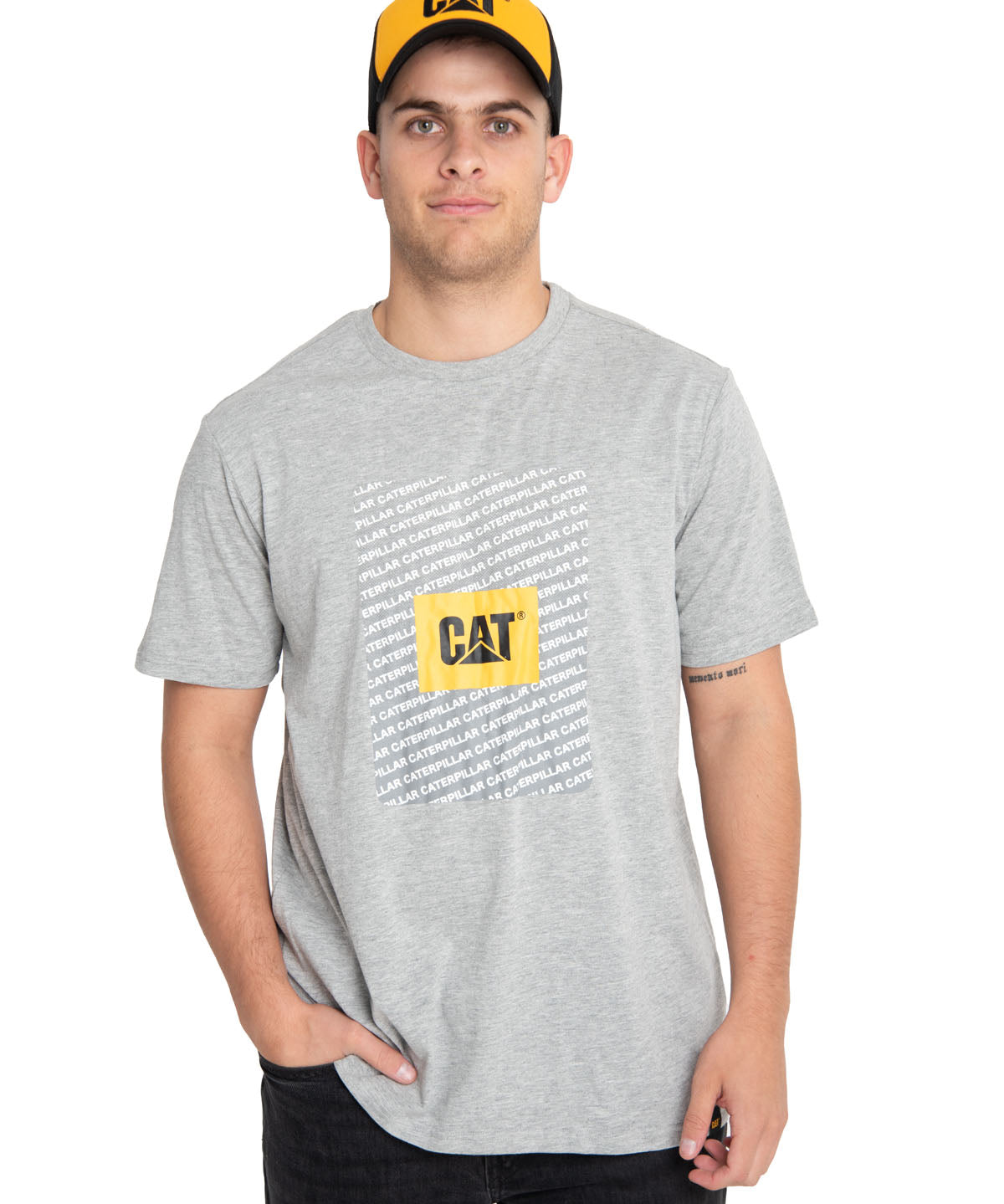 Pack Polera Casual Hombre Cat Repeat Graphic Tee / Cap Bundle Multicolor Cat