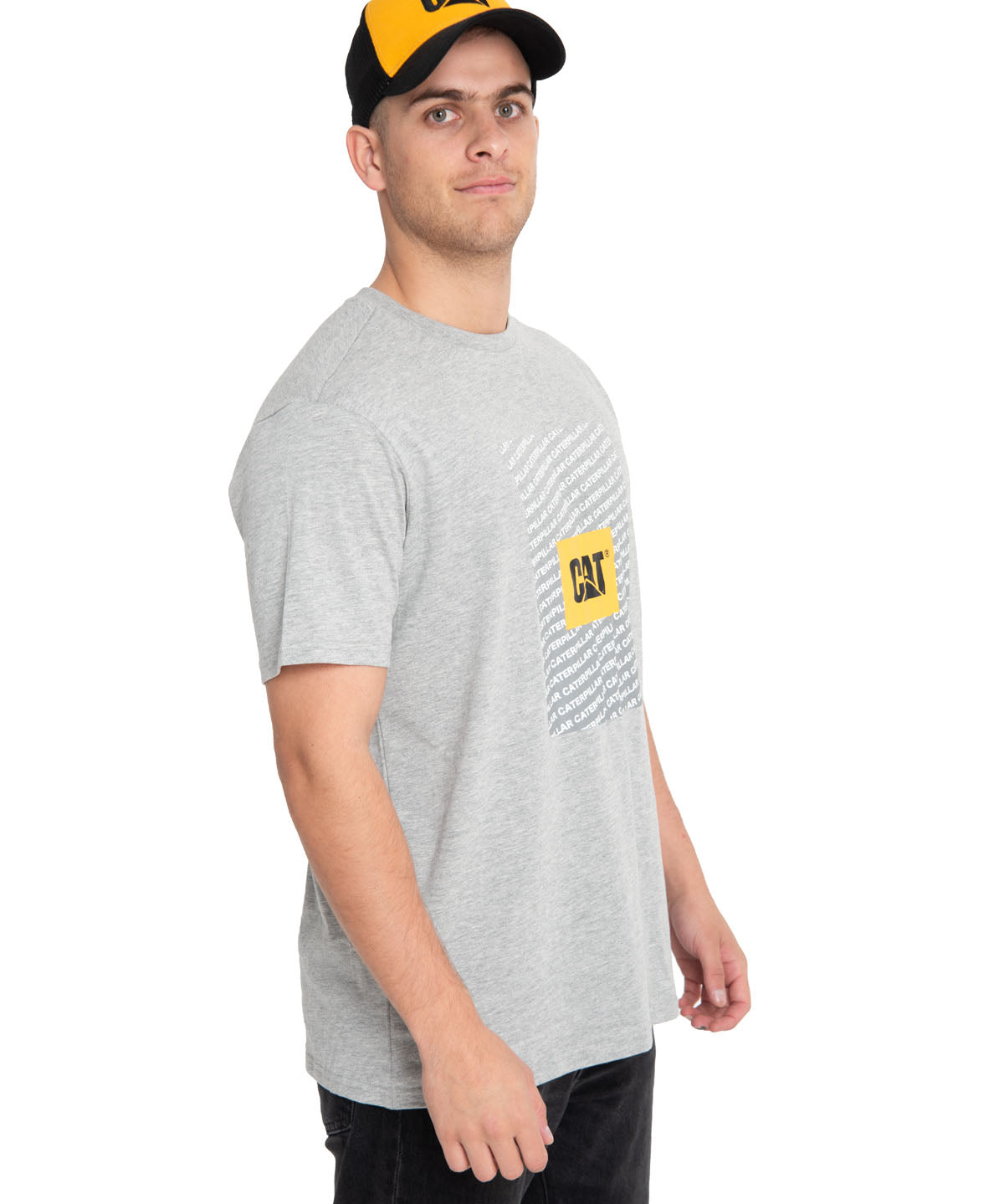 Pack Polera Casual Hombre Cat Repeat Graphic Tee / Cap Bundle Multicolor Cat