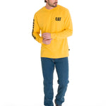 Polera Manga Larga Hombre Trademark Amarillo Cat