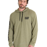 Polera Manga Larga Casual Hombre UPF HOODED BANNER L/S TEE Oliva Cat