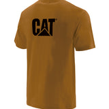 Polera Manga corta Casual Hombre LOGO POCKET TEE Café CAT