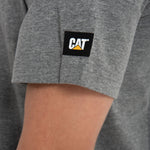 Polera Manga corta Casual Hombre ESSENTIAL S/S TEE GRIS CAT