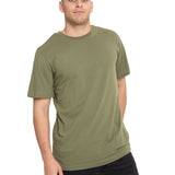 Polera Manga Corta Casual Hombre Essential S/S Tee Verde Cat