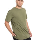 Polera Manga Corta Casual Hombre Essential S/S Tee Verde Cat