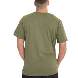 Polera Manga Corta Casual Hombre Essential S/S Tee Verde Cat