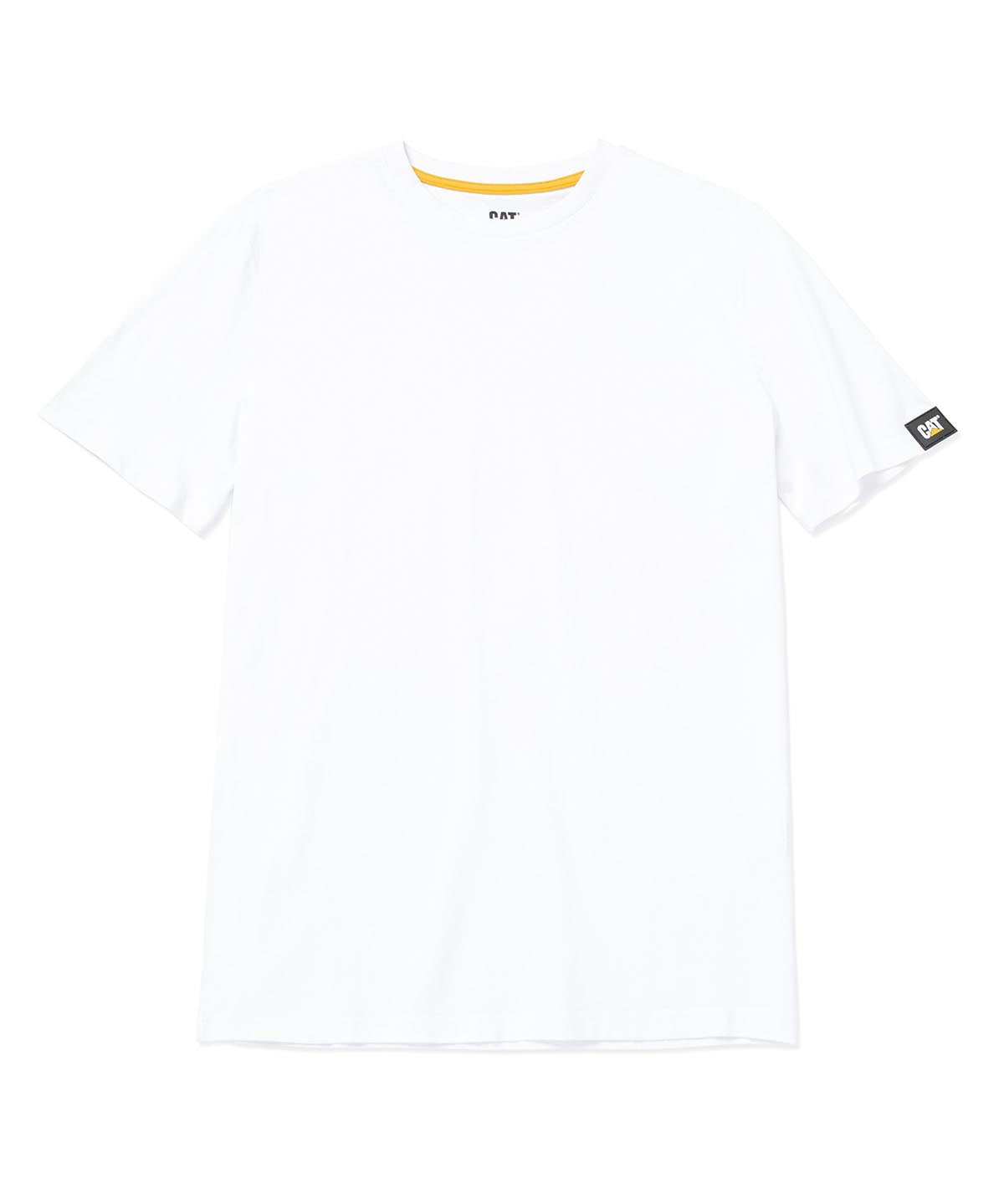 Polera Manga corta Casual Hombre ESSENTIAL S/S TEE Blanco CAT