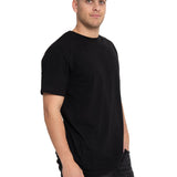 Polera Manga corta Casual Hombre ESSENTIAL S/S TEE NEGRO CAT
