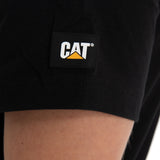 Polera Manga corta Casual Hombre ESSENTIAL S/S TEE NEGRO CAT