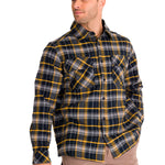 Chaqueta Manga Larga Hombre Buffalo Check Heavyweight Overshirt Negra Cat