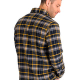 Chaqueta Manga Larga Hombre Buffalo Check Heavyweight Overshirt Negra Cat