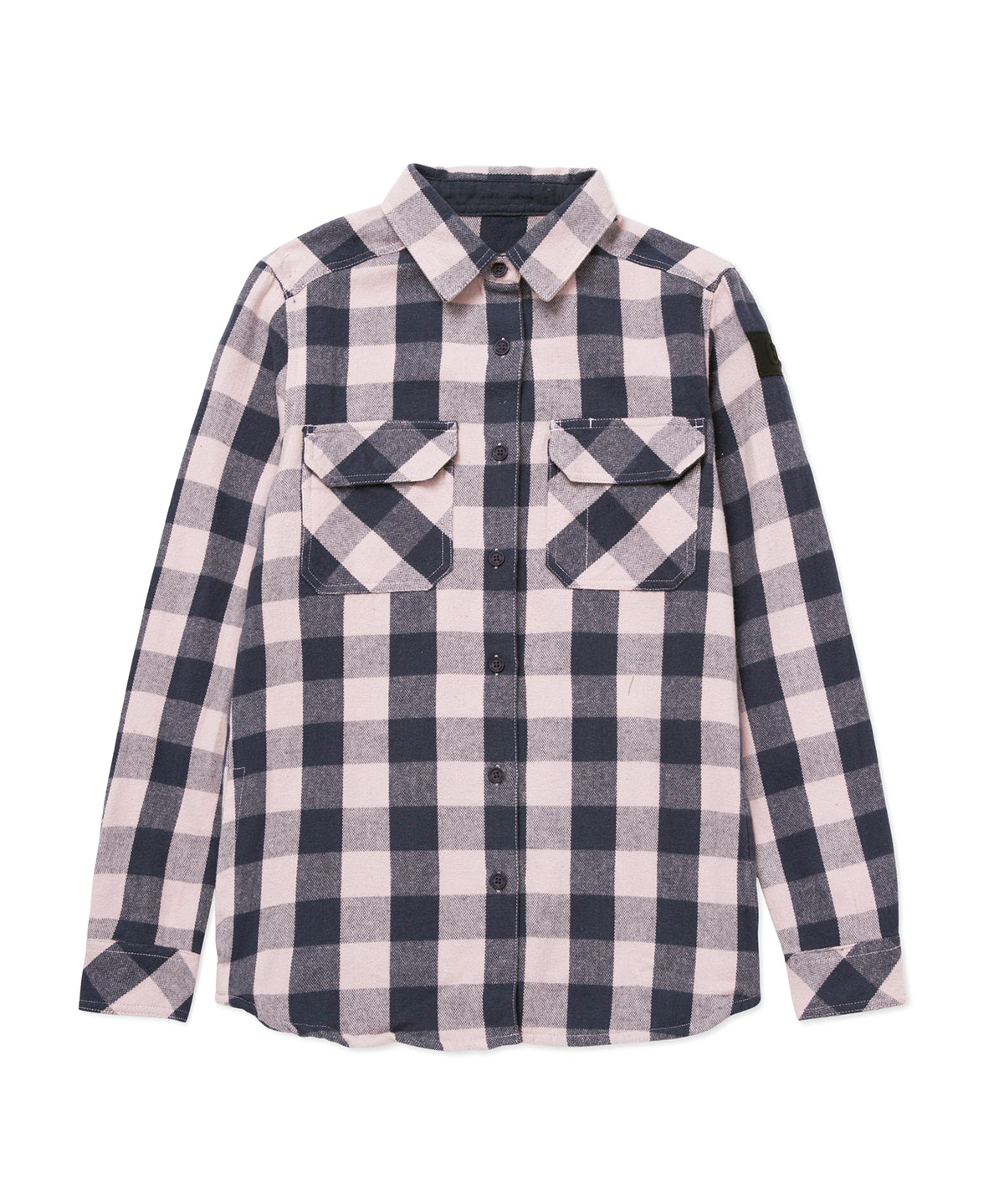 Camisa Manga Larga Casual Mujer Women'S Buffalo Check Heavyweight Overshirt Azul Cat