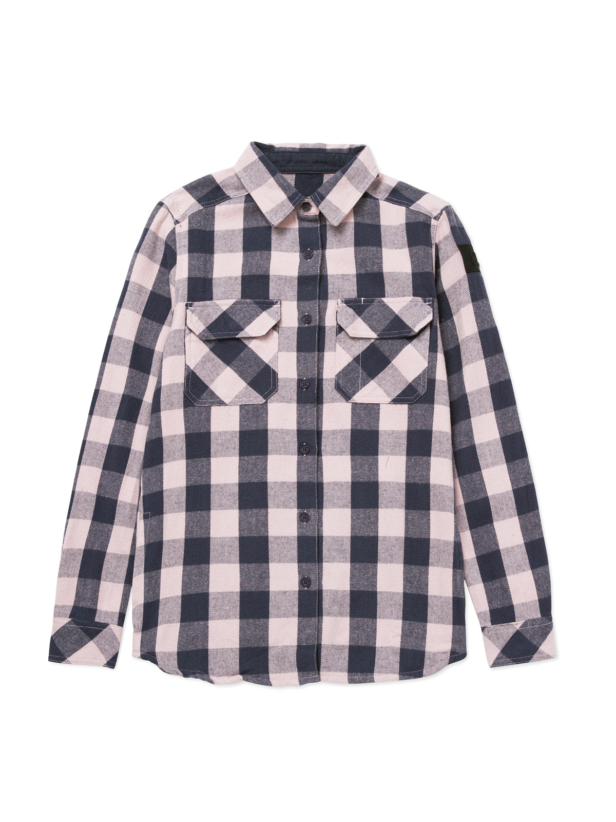 Camisa Manga Larga Casual Mujer Women'S Buffalo Check Heavyweight Overshirt Azul Cat