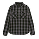 Camisa Manga Larga Casual Mujer Women'S Buffalo Check Heavyweight Overshirt Negro Cat