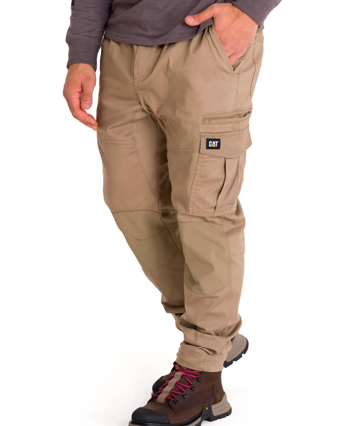 Pantalón Ajustable Hombre Dynamic Pant Caqui Cat