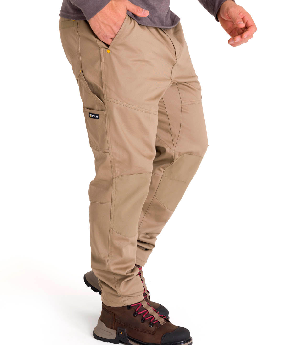 Pantalón Ajustable Hombre Dynamic Pant Caqui Cat