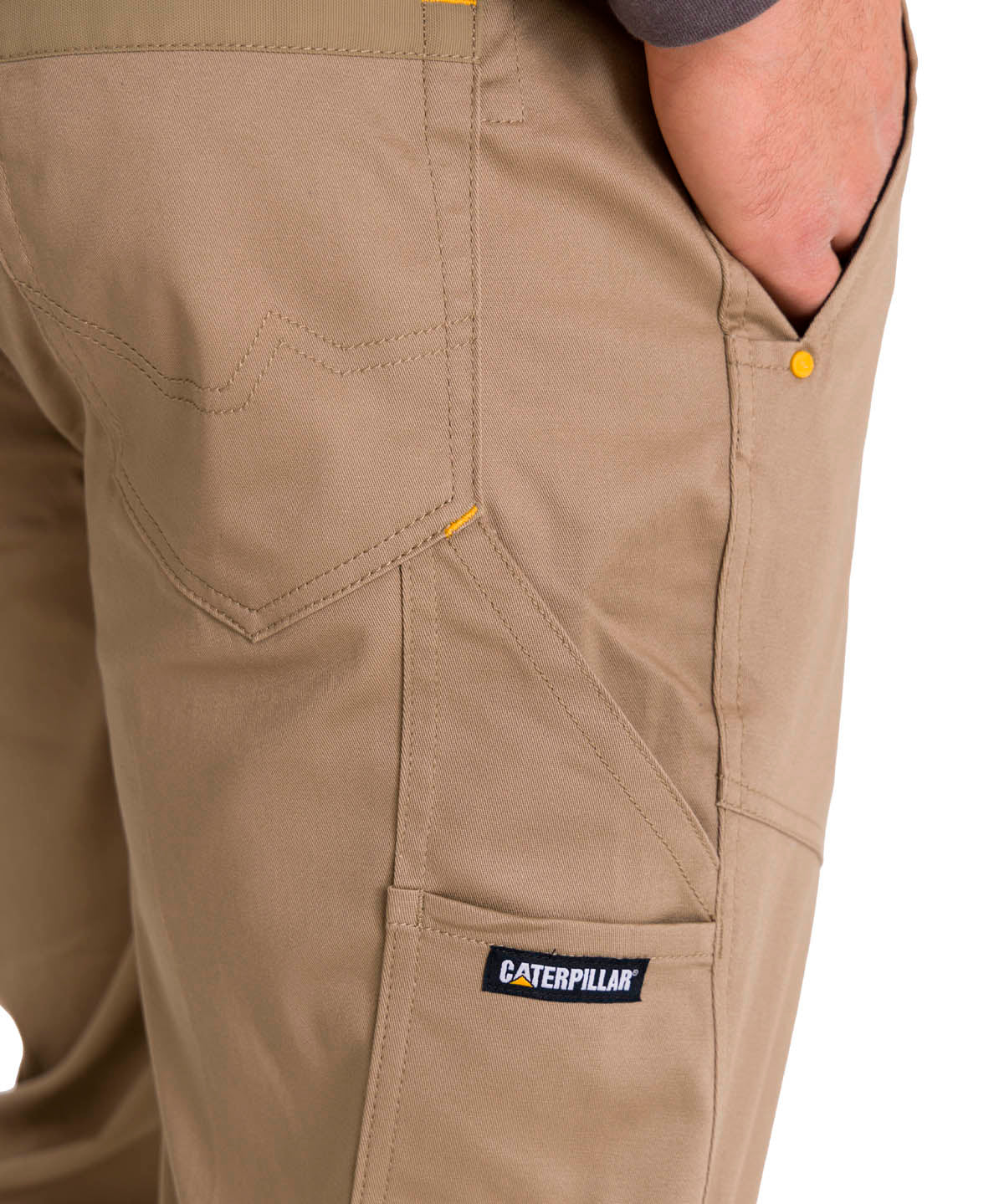 Pantalón Ajustable Hombre Dynamic Pant Caqui Cat