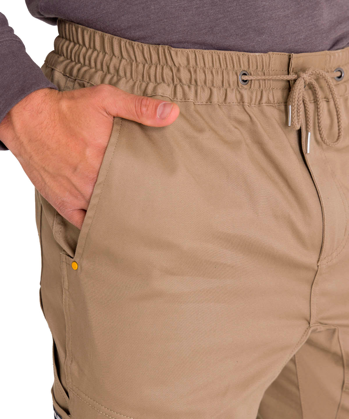 Pantalón Ajustable Hombre Dynamic Pant Caqui Cat