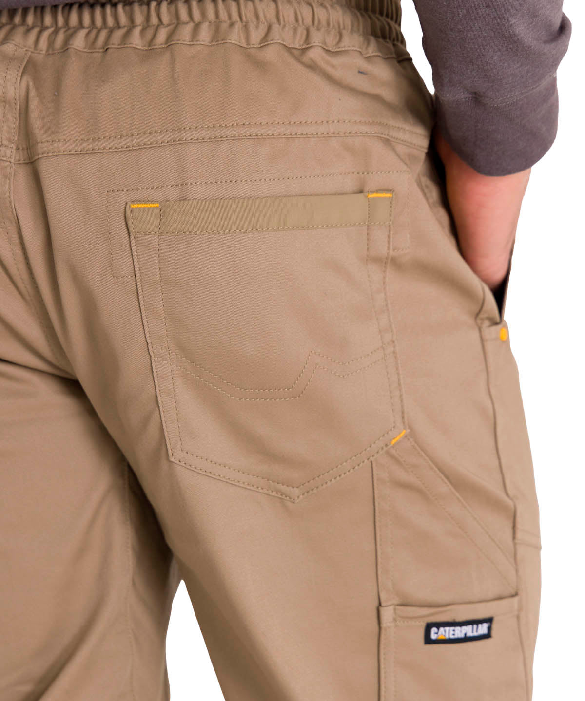 Pantalón Ajustable Hombre Dynamic Pant Caqui Cat