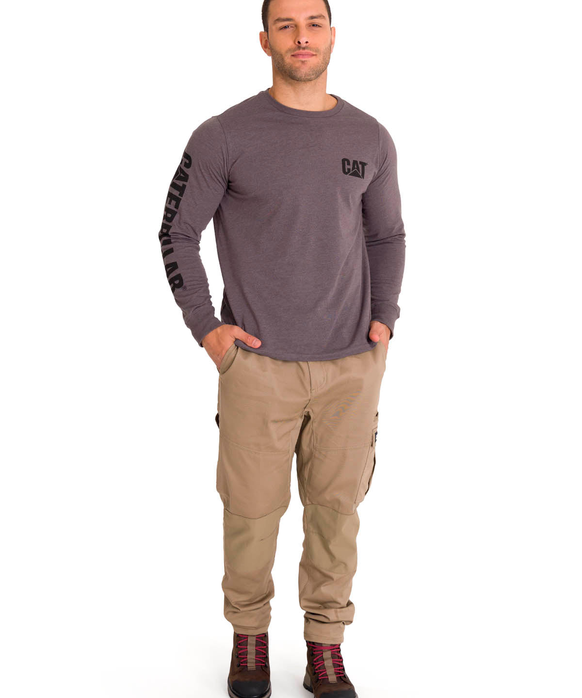 Pantalón Ajustable Hombre Dynamic Pant Caqui Cat