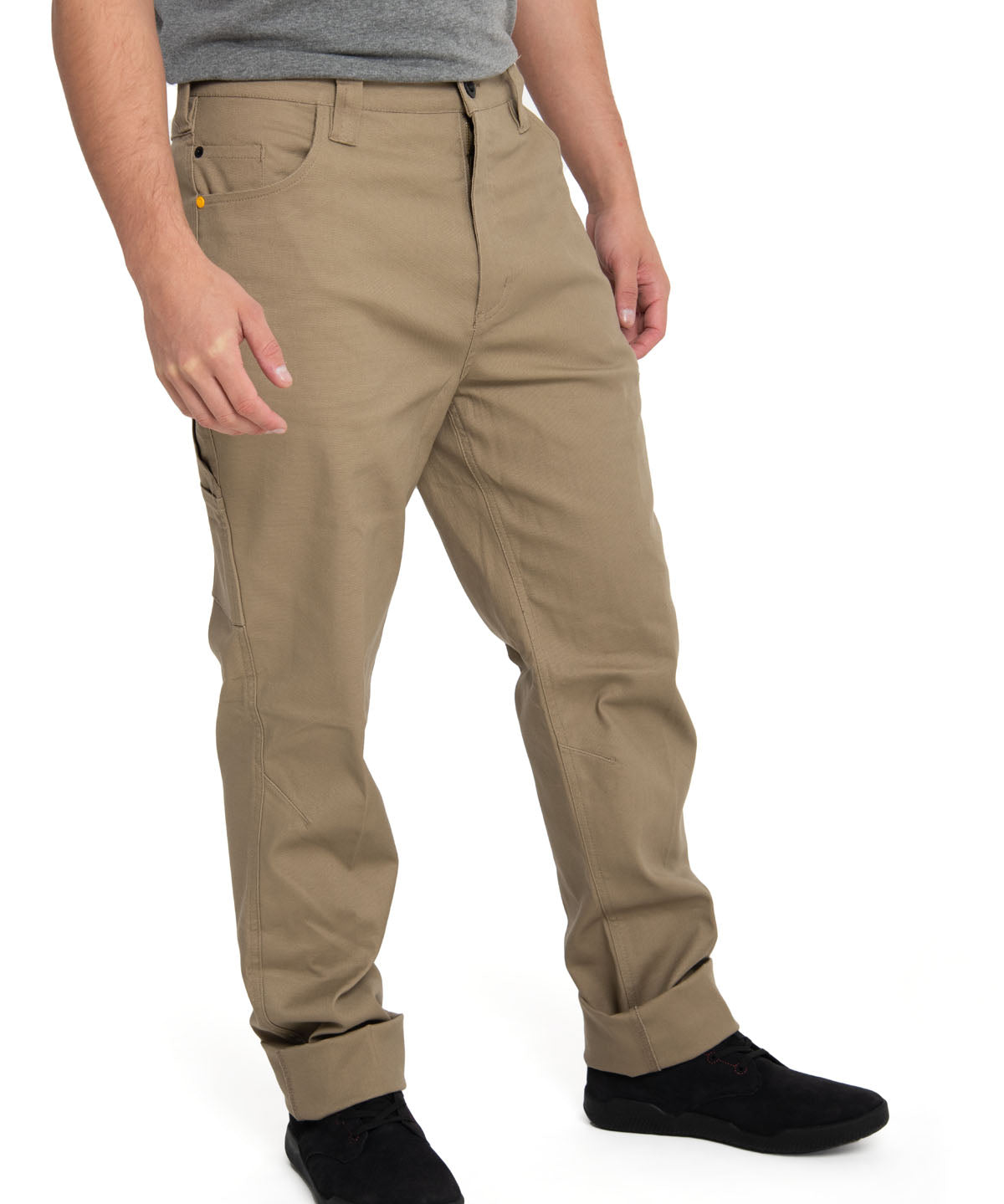 Pantalon Casual Hombre Stretch Canvas Utility Pant Café Cat