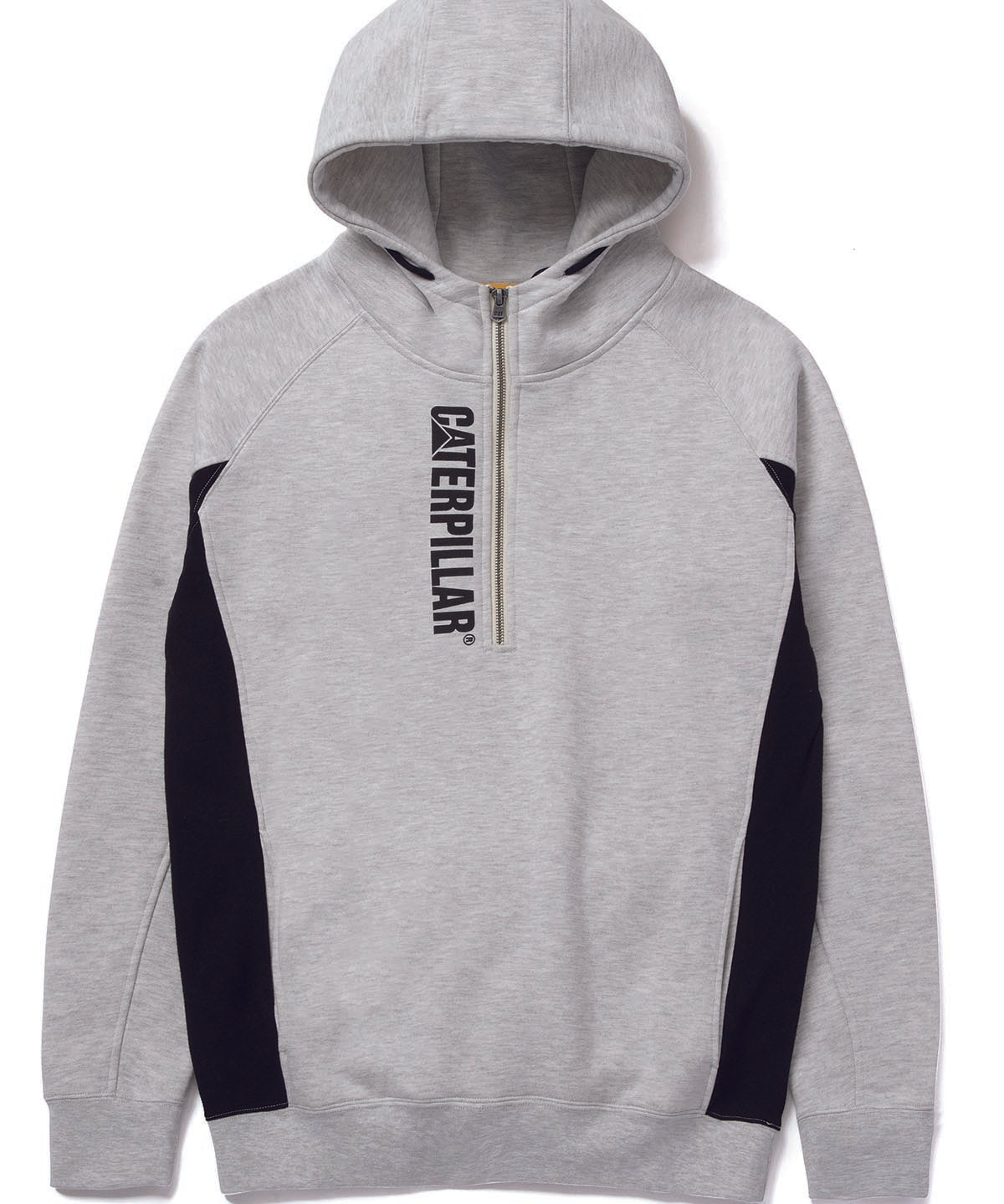 Polerón Manga Larga Hombre Thompson Quarter Zip Hoodie Gris Cat