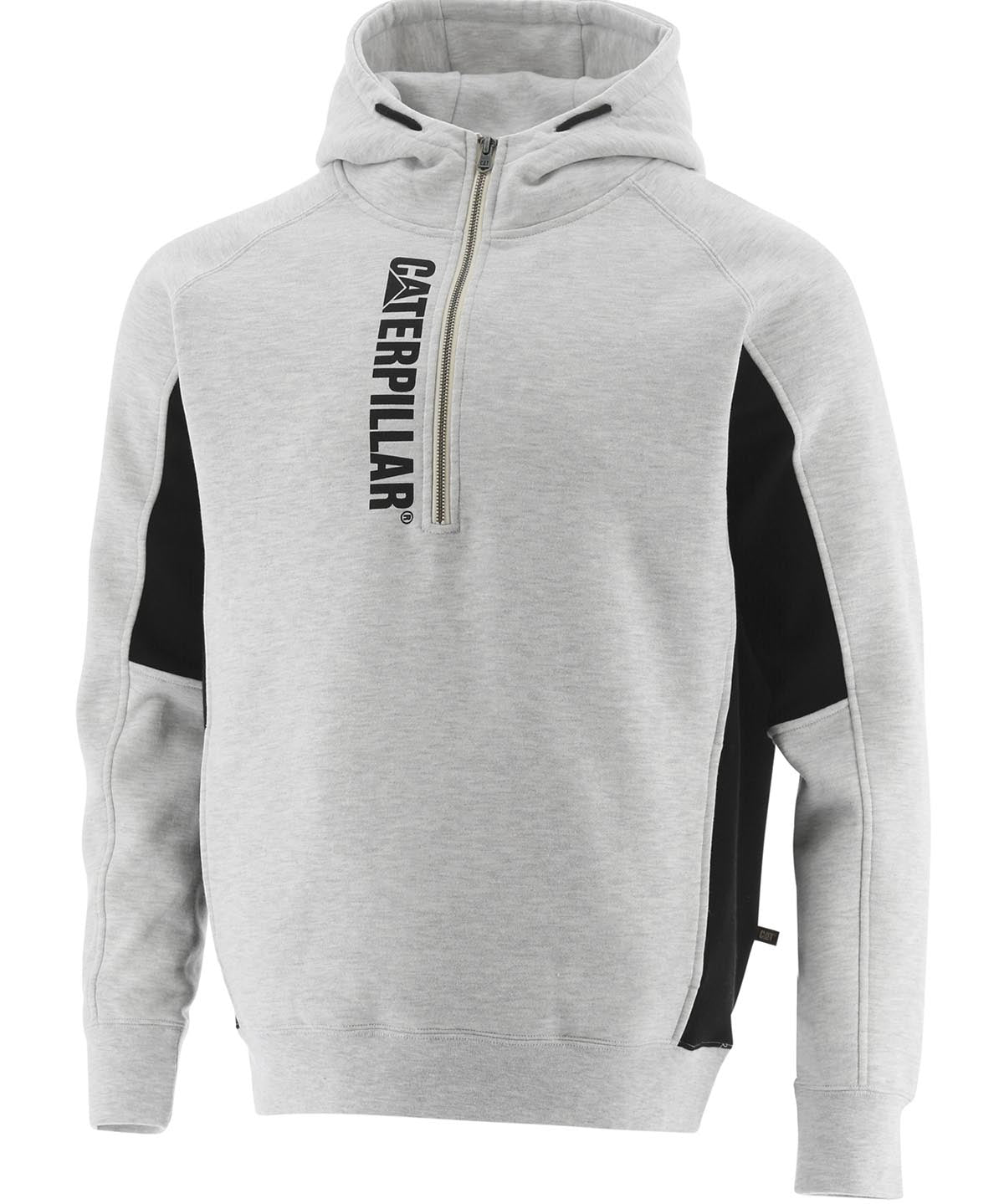 Polerón Manga Larga Hombre Thompson Quarter Zip Hoodie Gris Cat