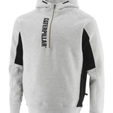 Polerón Manga Larga Hombre Thompson Quarter Zip Hoodie Gris Cat