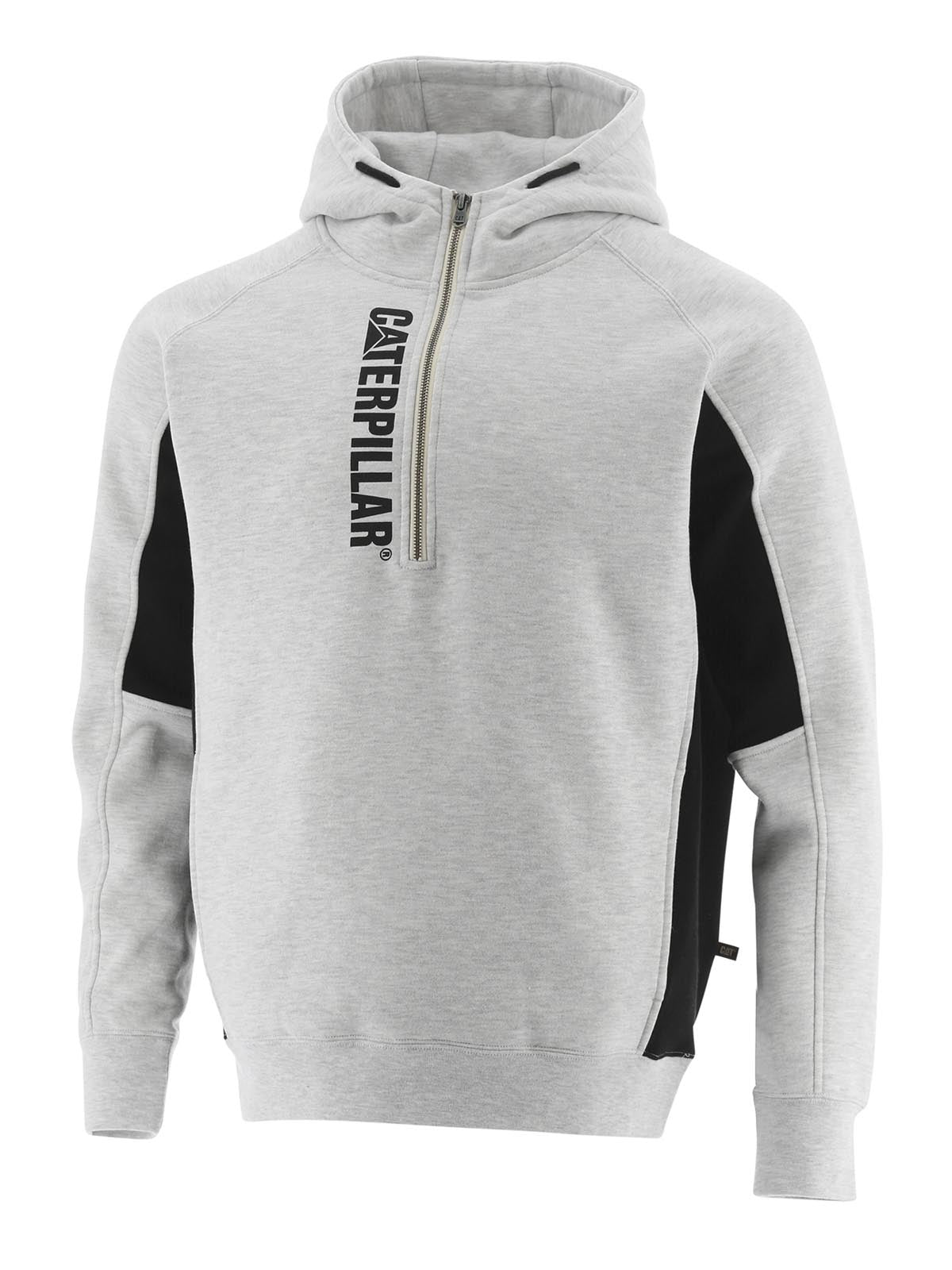 Polerón Manga Larga Hombre Thompson Quarter Zip Hoodie Gris Cat