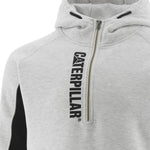 Polerón Manga Larga Hombre Thompson Quarter Zip Hoodie Gris Cat