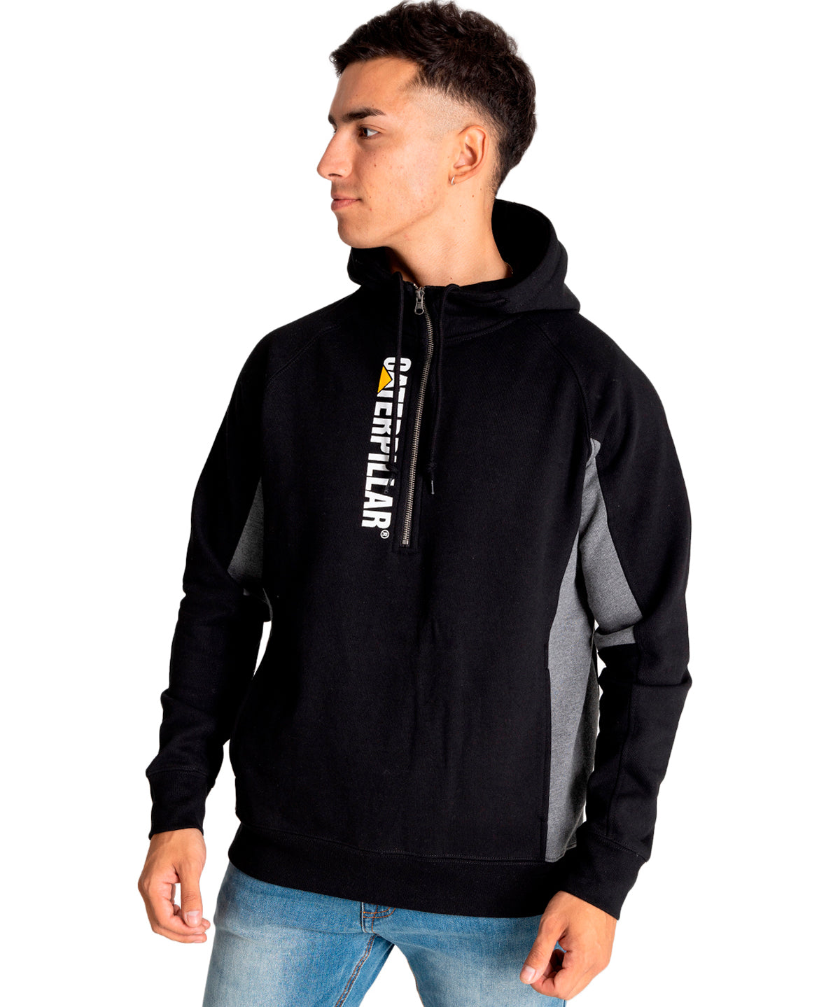 Poleron Hombre Thompson 1/4 Zip Hoodie Cat