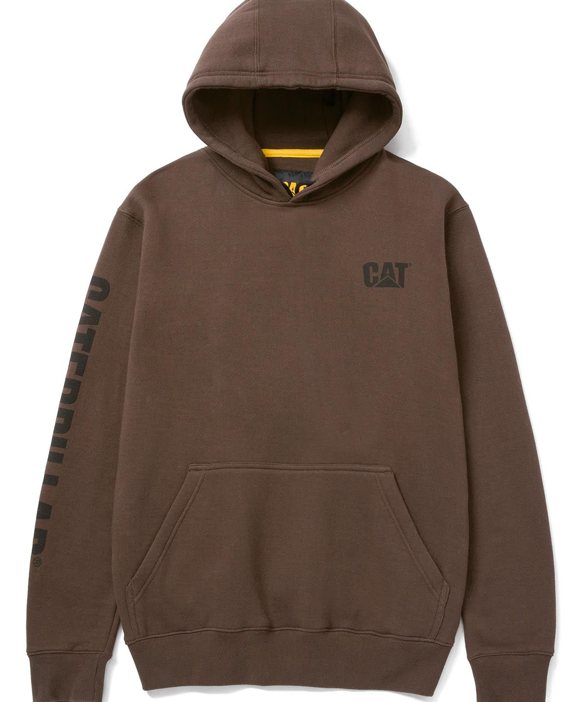 Polerón Manga Larga Hombre Trademark Banner Hooded Café Oscuro Cat