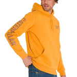 Polerón Manga Larga Hombre Trademark Banner Hooded Mostaza Cat