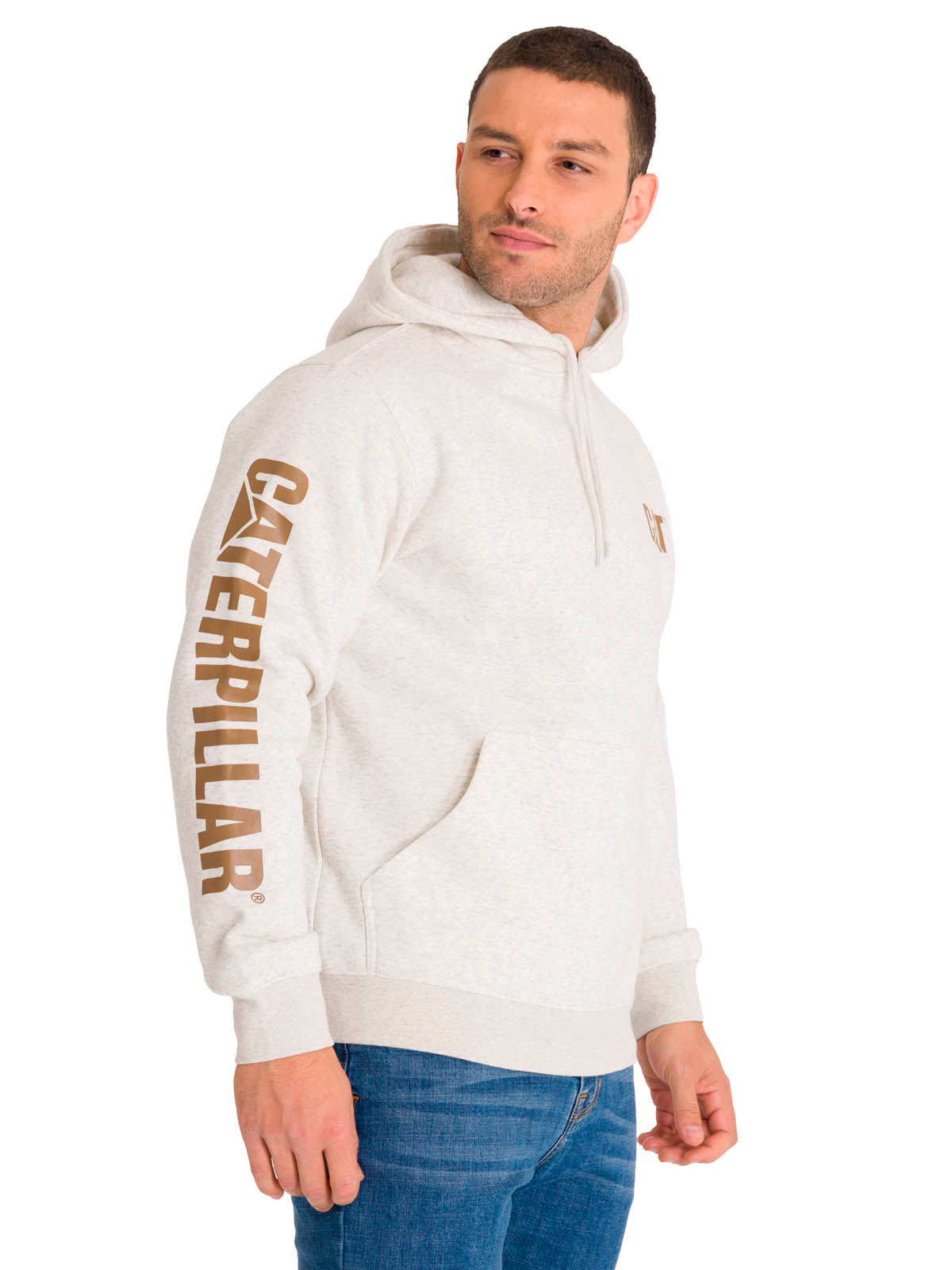 Polerón Hombre Trademark Banner Hoody Beige CAT