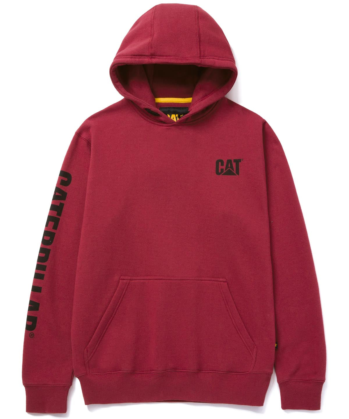 Polerón Manga Larga Hombre Trademark Banner Hooded Burdeo Cat
