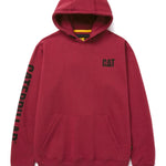 Polerón Manga Larga Hombre Trademark Banner Hooded Burdeo Cat
