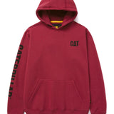 Polerón Manga Larga Hombre Trademark Banner Hooded Burdeo Cat