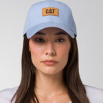 Jockey Unisex Parche de Cuero Celeste CAT