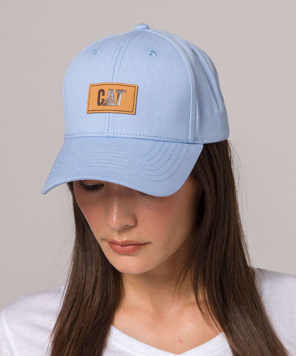 Jockey Unisex Parche de Cuero Celeste CAT