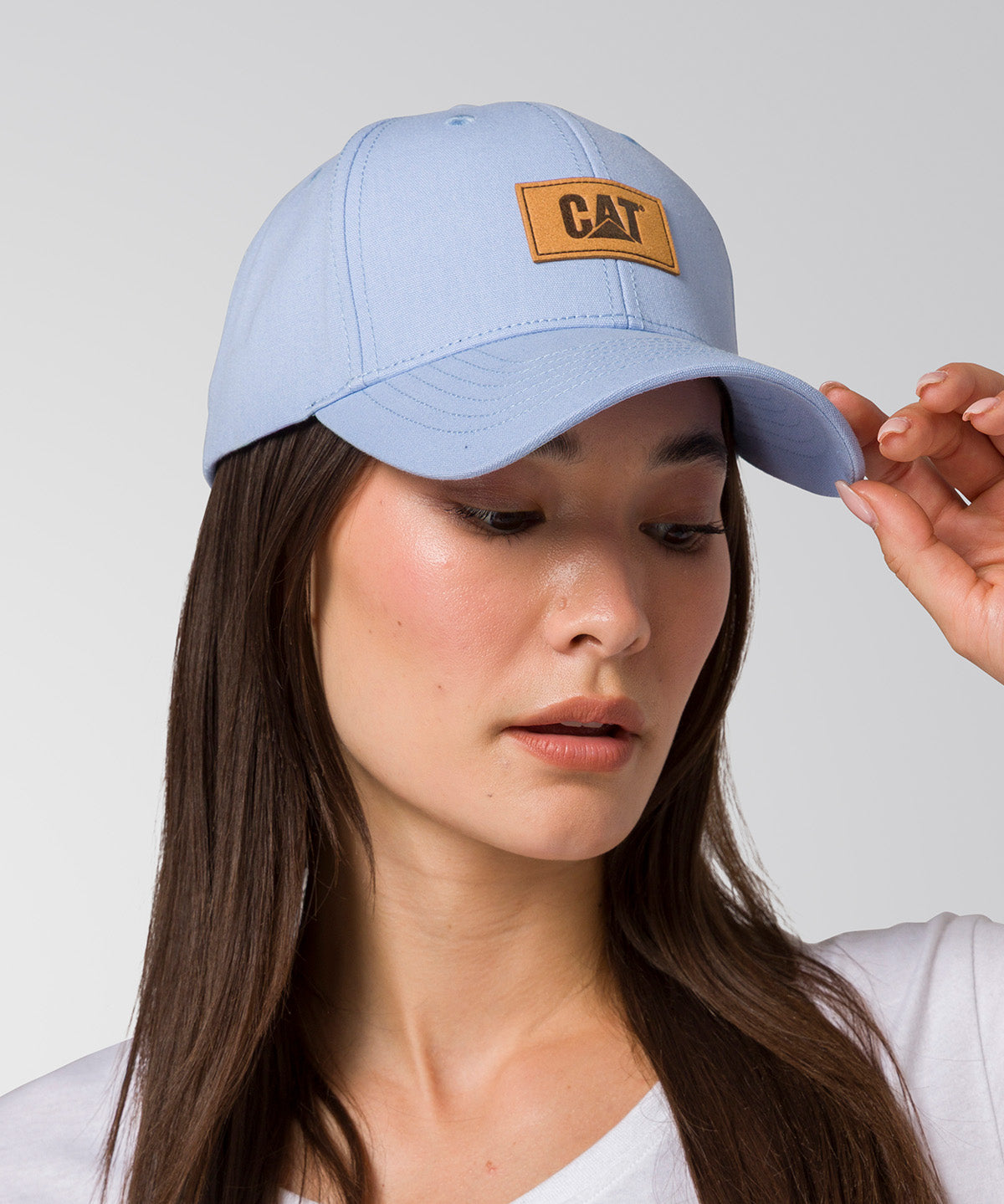 Jockey Unisex Parche de Cuero Celeste CAT