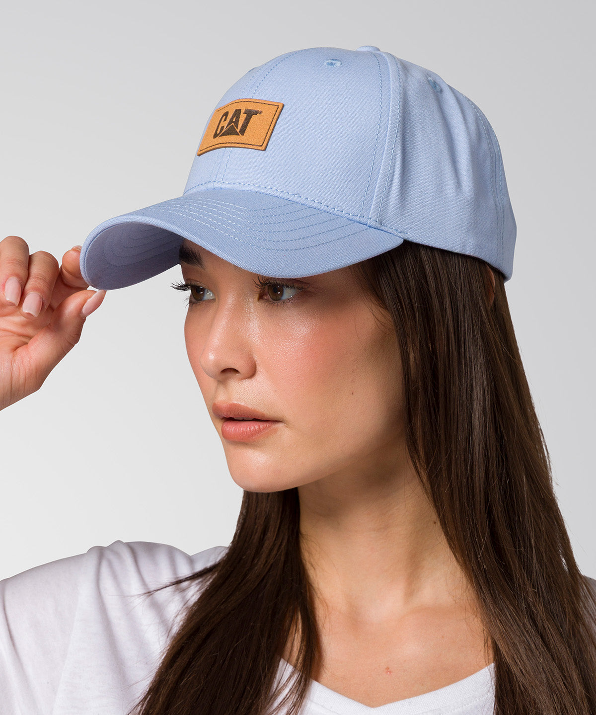 Jockey Unisex Parche de Cuero Celeste CAT