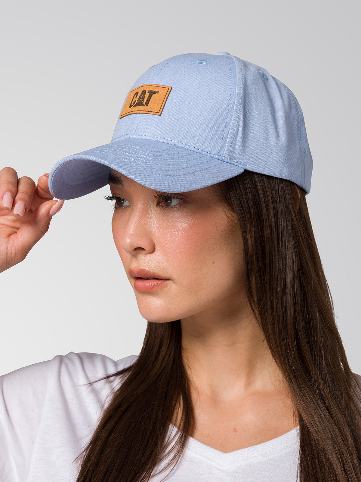 Jockey Unisex Parche de Cuero Celeste CAT