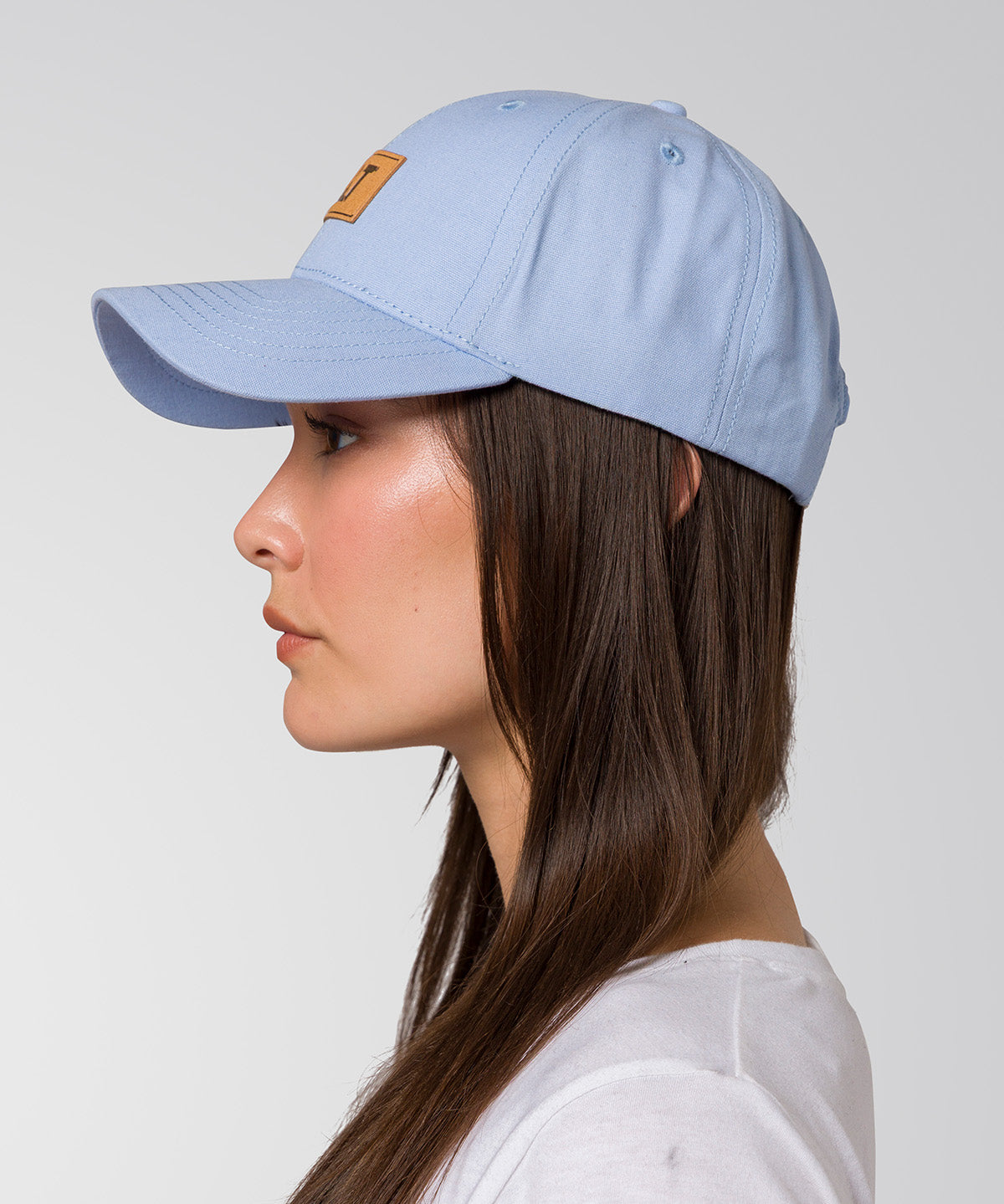 Jockey Unisex Parche de Cuero Celeste CAT