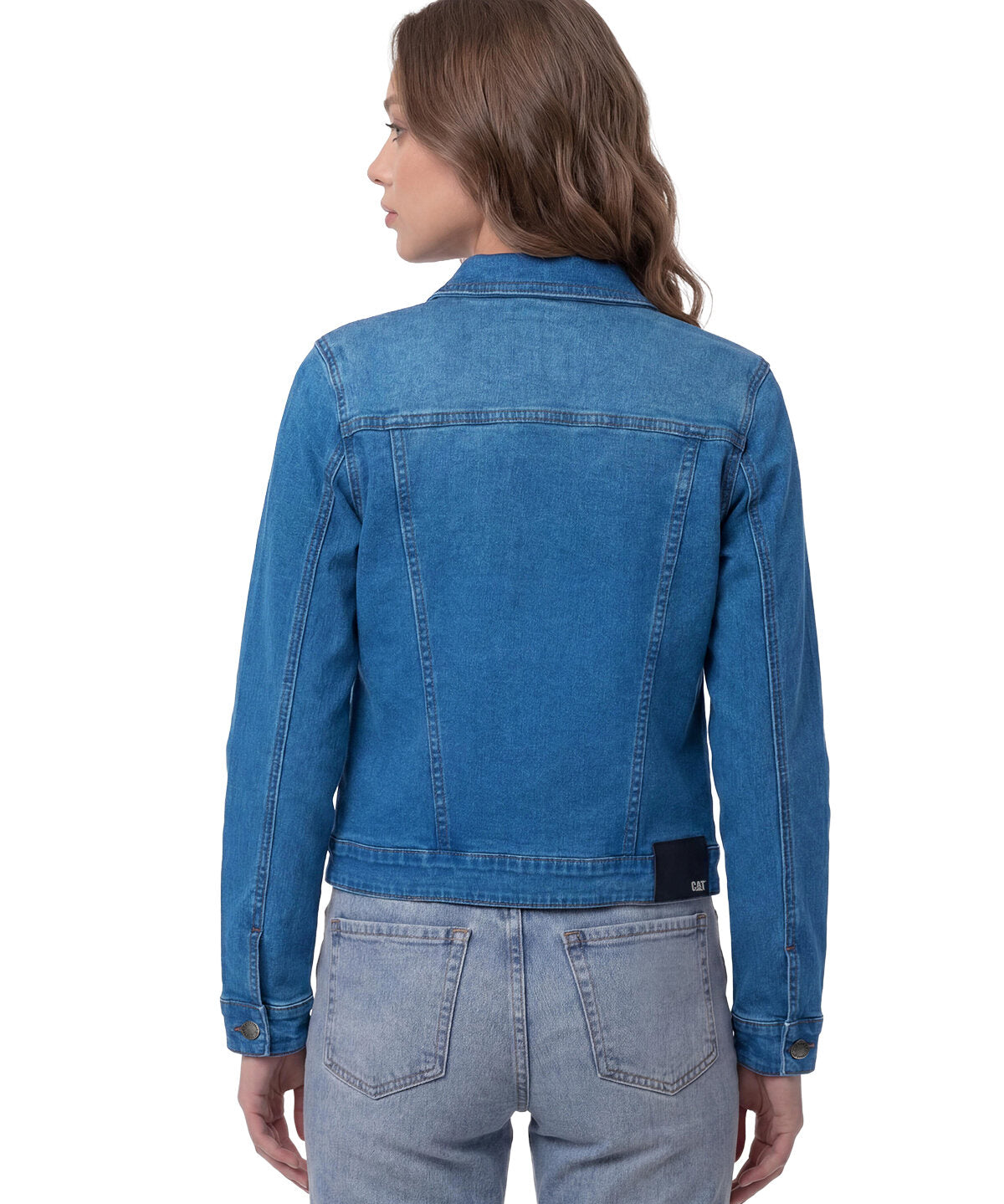 Chaqueta Jeans Mujer Fundation Azul Cat