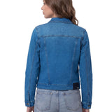 Chaqueta Jeans Mujer Fundation Azul Cat