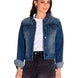 Chaqueta Denim Mujer W Foundation Denim Jacket Rojo Cat