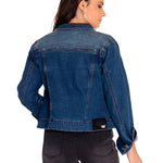Chaqueta Denim Mujer W Foundation Denim Jacket Rojo Cat