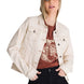Chaqueta de Jeans Mujer Foundation Beige CAT